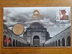 War Memorials Centenary of Service ANDA Overprint $1 PNC 2018