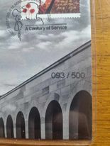 War Memorials Centenary of Service ANDA Overprint $1 PNC 2018
