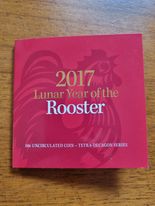 Lunar 50c Card - 2017 Rooster (Tetra-Decagon Series)