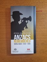 2015 ANZAC Remembers Folder (14 coin set / Herald Sun)