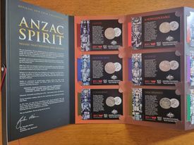 2018 ANZAC Remembers Folder (14 coin set / Herald Sun)