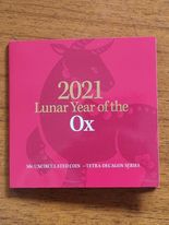 Lunar 50c Card - 2021 Ox (Tetra-Decagon Series)