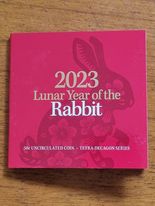 Lunar 50c Card - 2023 Rabbit (Tetra-Decagon Series)