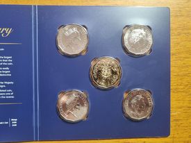 50th Anniversary of Dodecagon 50c set 2019