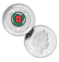 NZ Armistice 50c UNC 2018