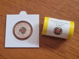 NZ Armistice 50c UNC 2018