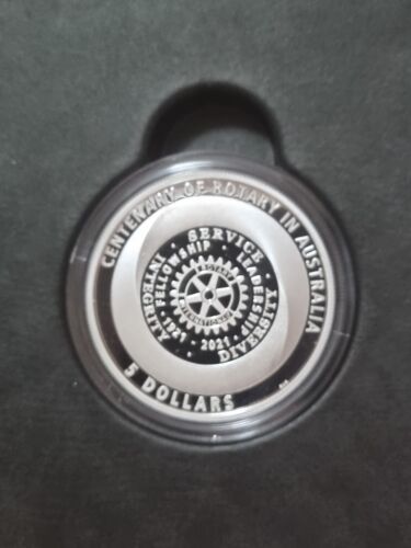 Rotary $5 fine silver proof 2021 1oz