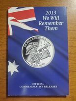 We Will Remember Them - MacQuarie Mint Folder, Complete Set (2013)