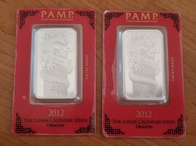 PAMP Dragon 1oz Bar - 2012