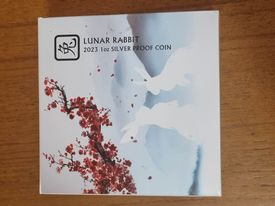 Lunar Rose Gold Rabbit 1oz 2023