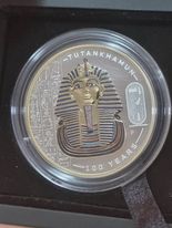 Tutenkhamen 100 years of discovery 2oz silver 2022