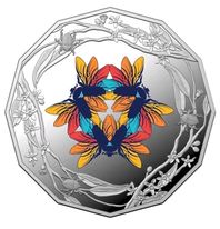 Christmas Beetle Coloured Proof 50c 2022